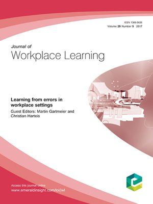 cover image of Journal of Workplace Learning, Volume 29, Number 5